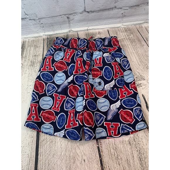 GYMBOREE Boy’s Patriotic Baseball Swim Trunks / Size: 3T - Picture 4 of 5